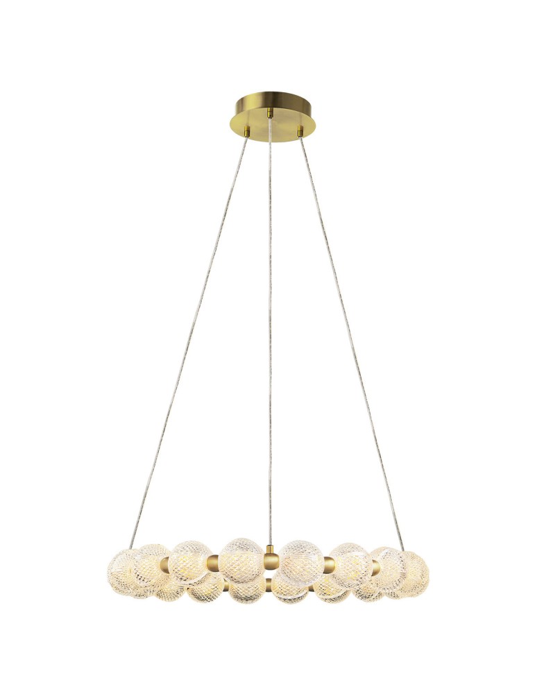 Pendant lamps spheres - Light Prestige Diamond 18 18xLED CCT gold pendant lamp LP-2202/18P GD. - product kolory-swiatla.pl 5