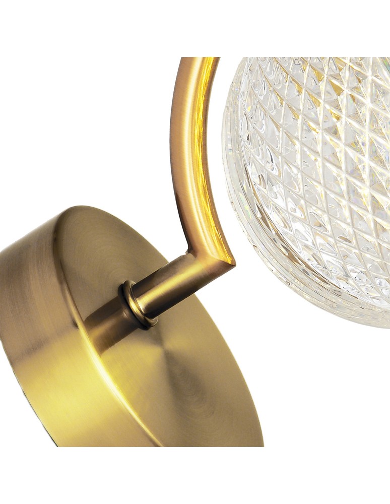 Wall lamps spheres - Light Prestige Wall lamp Diamond 1xLED CCT gold LP-2202/1W GD. - product kolory-swiatla.pl 4