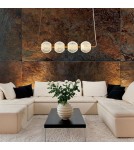 Pendant lamps over the island - Light Prestige Diamond 4 4xLED CCT gold pendant lamp LP-2202/4L GD - product 2