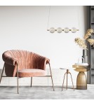 Pendant lamps over the island - Light Prestige Diamond 4 4xLED CCT gold pendant lamp LP-2202/4L GD - product 5