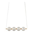 Pendant lamps over the island - Light Prestige Diamond 4 4xLED CCT gold pendant lamp LP-2202/4L GD - product 8