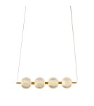 Pendant lamps over the island - Light Prestige Diamond 4 4xLED CCT gold pendant lamp LP-2202/4L GD - product 9
