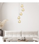 5 point pendant lamps - Light Prestige Diamond 5 5xLED CCT gold pendant lamp LP-2202/5P GD. - product 5