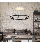 Designer pendant lamps - Light Prestige Almeria pendant lamp 6xLED black LP-907/1P BK - product 4