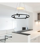 Designer pendant lamps - Light Prestige Almeria pendant lamp 6xLED black LP-907/1P BK - product 5