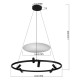 Light Prestige Lampa wisząca Almeria 6xLED czarna LP-907/1P BK