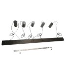 Pendant lamps over the island - Light Prestige Toledo pendant lamp 5xGU10 black LP-432/5P BK - product 8