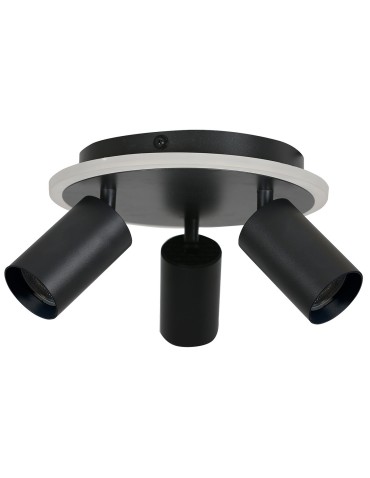 Light Prestige Plafon Parma 3xGU10 + 1xLED CCT czarna LP-0612/3C Round BK - produkt 2