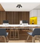 Adjustable ceiling lamps - spots - Light Prestige Plafond Parma 3xGU10 + 1xLED CCT black LP-0612/3C Round BK - product 3