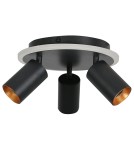 Adjustable ceiling lamps - spots - Light Prestige Plafond Parma 3xGU10 + 1xLED CCT black LP-0612/3C Round BK - product 6