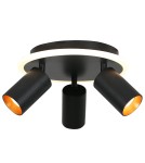 Adjustable ceiling lamps - spots - Light Prestige Plafond Parma 3xGU10 + 1xLED CCT black LP-0612/3C Round BK - product 7