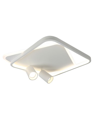 Light Prestige Plafond Parma 2 2xGU10 + 1xLED CCT white square LP-0612/2C Square WH