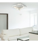 Adjustable ceiling lamps - spots - Light Prestige Plafond Parma 2 2xGU10 + 1xLED CCT white square LP-0612/2C Square WH - product 4