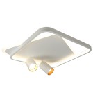 Adjustable ceiling lamps - spots - Light Prestige Plafond Parma 2 2xGU10 + 1xLED CCT white square LP-0612/2C Square WH - product 7