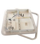 Adjustable ceiling lamps - spots - Light Prestige Plafond Parma 2 2xGU10 + 1xLED CCT white square LP-0612/2C Square WH - product 9