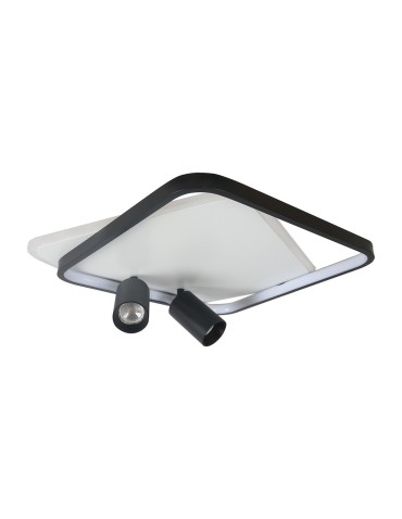 Light Prestige Plafond Parma 2 2xGU10 + 1xLED CCT square black LP-0612/2C Square BK - product 2