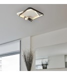 Adjustable ceiling lamps - spots - Light Prestige Plafond Parma 2 2xGU10 + 1xLED CCT square black LP-0612/2C Square BK - product 4