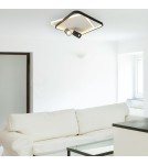 Adjustable ceiling lamps - spots - Light Prestige Plafond Parma 2 2xGU10 + 1xLED CCT square black LP-0612/2C Square BK - product 5