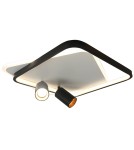 Adjustable ceiling lamps - spots - Light Prestige Plafond Parma 2 2xGU10 + 1xLED CCT square black LP-0612/2C Square BK - product 7