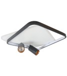 Adjustable ceiling lamps - spots - Light Prestige Plafond Parma 2 2xGU10 + 1xLED CCT square black LP-0612/2C Square BK - product 8