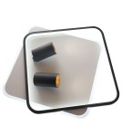 Adjustable ceiling lamps - spots - Light Prestige Plafond Parma 2 2xGU10 + 1xLED CCT square black LP-0612/2C Square BK - product 9