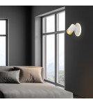 Adjustable wall lamps - Light Prestige Spot Parma 1 1xGU10 + 1xLED CCT white LP-0612/1WS WH - product 4