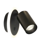Adjustable wall lamps - Light Prestige Spot Parma 1 1xGU10 + 1xLED CCT black LP-0612/1WS BK - product 1