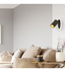 Adjustable wall lamps - Light Prestige Spot Parma 1 1xGU10 + 1xLED CCT black LP-0612/1WS BK - product 2