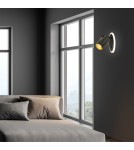 Adjustable wall lamps - Light Prestige Spot Parma 1 1xGU10 + 1xLED CCT black LP-0612/1WS BK - product 3