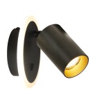 Adjustable wall lamps - Light Prestige Spot Parma 1 1xGU10 + 1xLED CCT black LP-0612/1WS BK - product 6