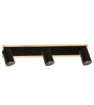 Adjustable ceiling lamps - spots - Light Prestige Spot Parma 3 3xGU10 + 1xLED CCT black LP-0612/3WS BK - product 1