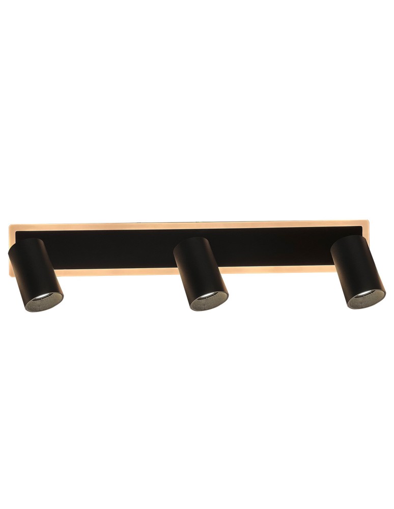 Adjustable ceiling lamps - spots - Light Prestige Spot Parma 3 3xGU10 + 1xLED CCT black LP-0612/3WS BK - product kolory-swiatla.pl 1