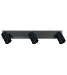 Adjustable ceiling lamps - spots - Light Prestige Spot Parma 3 3xGU10 + 1xLED CCT black LP-0612/3WS BK - product 5