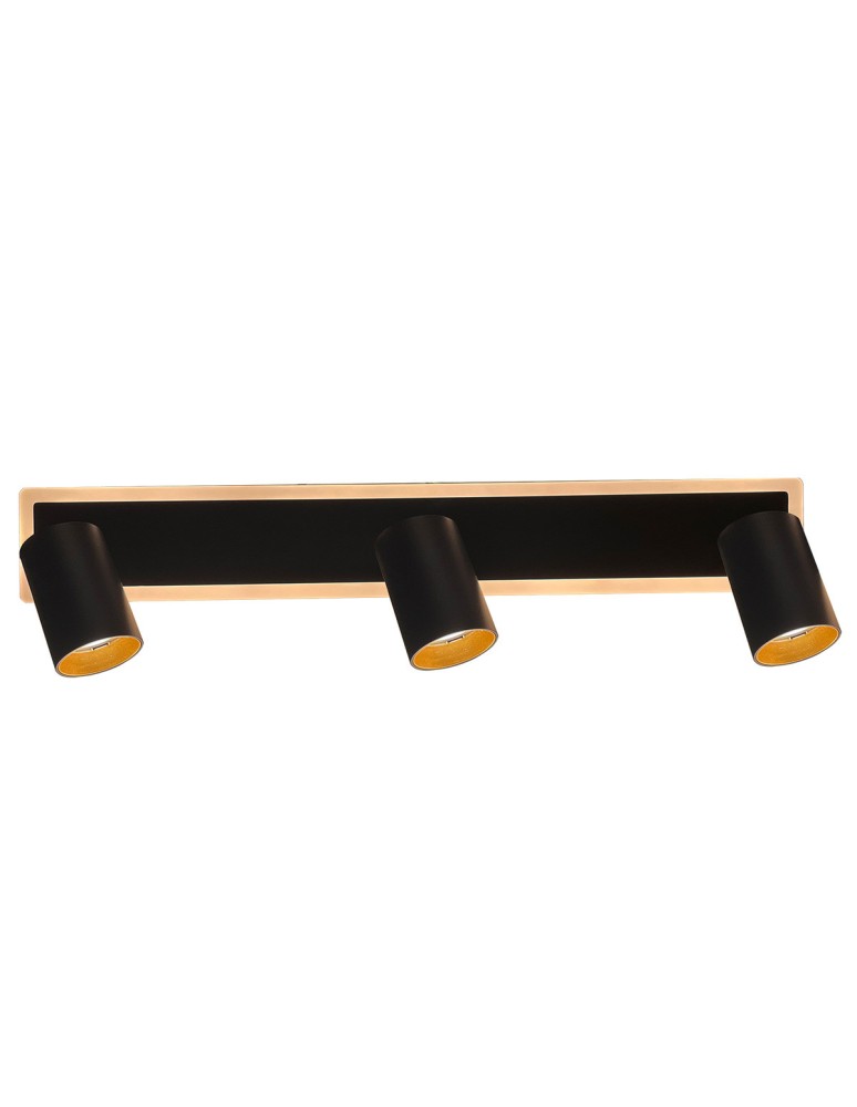 Adjustable ceiling lamps - spots - Light Prestige Spot Parma 3 3xGU10 + 1xLED CCT black LP-0612/3WS BK - product kolory-swiatla.pl 6