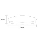 Modern wall lamps - Light Prestige Luna LED 4000K Plafond LP-1106/1C Luna. - product 14