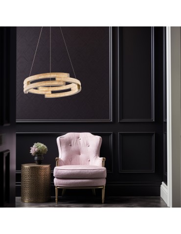 Light Prestige Tarja LED CCT gold pendant lamp LP-1810/1P GD - product 2