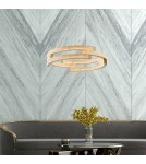 Glamour pendant lamps - Light Prestige Tarja LED CCT gold pendant lamp LP-1810/1P GD - product 6