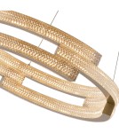 Glamour pendant lamps - Light Prestige Tarja LED CCT gold pendant lamp LP-1810/1P GD - product 7