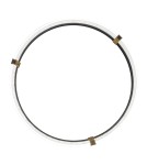 Pendant lamps circles - Light Prestige Plum 1 LED CCT medium black pendant lamp LP-0407/1P M BK Triangle. - product 7