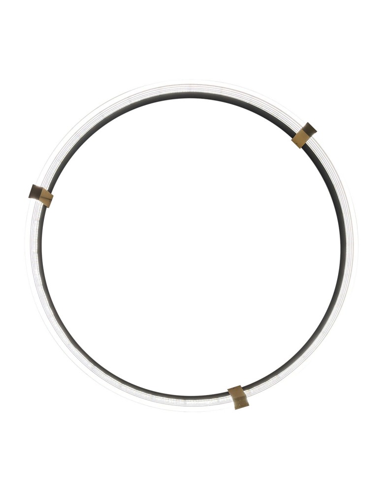 Pendant lamps circles - Light Prestige Plum 1 LED CCT medium black pendant lamp LP-0407/1P M BK Triangle. - product kolory-swiatla.pl 7