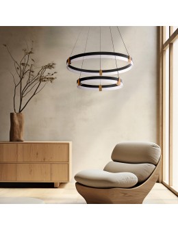 Light Prestige Lampa wisząca Plum 2 LED CCT czarna LP-0407/2P BK - produkt 2