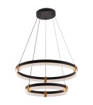 Pendant lamps circles - Light Prestige Plum 2 LED CCT pendant lamp black LP-0407/2P BK - product 5