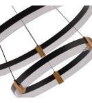 Pendant lamps circles - Light Prestige Plum 2 LED CCT pendant lamp black LP-0407/2P BK - product 7