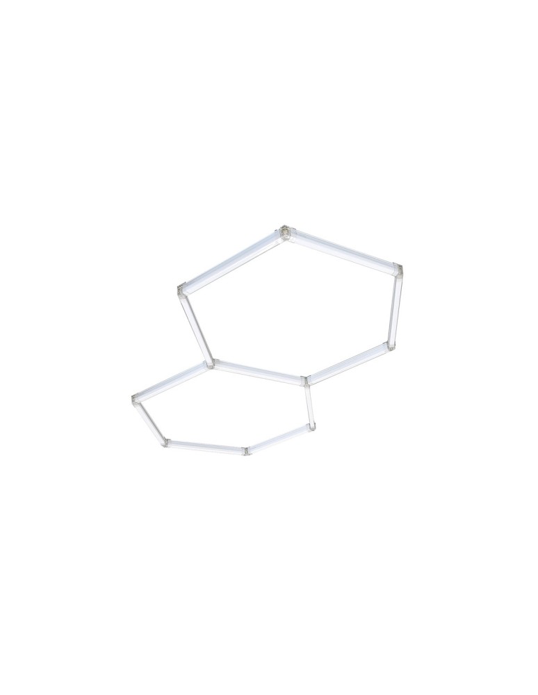 LED light lines - Light Prestige Plafond Geometric System 2 LED LP-0109/2C 4K. - product kolory-swiatla.pl 13