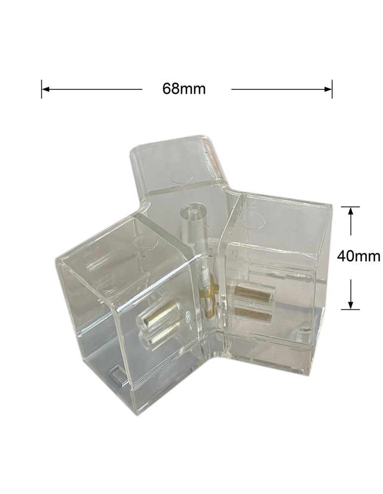 LED light lines - Light Prestige Geometric System connector 3L120 LP-0109 connector 3L120 - product kolory-swiatla.pl 3