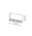 Magnetic rail lamps - Light Prestige Star Magnetic spotlight 3xLED black 4000K LP-556-1-MAG-BK - product 4