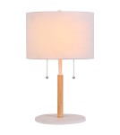 Table lamps with lampshade - Light Prestige Fogo table white LP-0304/2T WH - product 4