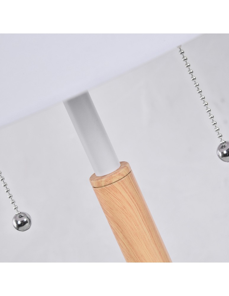Table lamps with lampshade - Light Prestige Fogo table white LP-0304/2T WH - product kolory-swiatla.pl 5