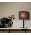 Table lamps with lampshade - Light Prestige Fogo table black LP-0304/2T BK - product 2
