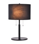 Table lamps with lampshade - Light Prestige Fogo table black LP-0304/2T BK - product 6